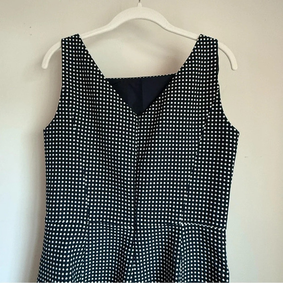 Lauren Ralph Lauren Navy Polka Dot Dress - Size 8 - Picture 7 of 12